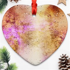 Golden Paint Ornament (heart)