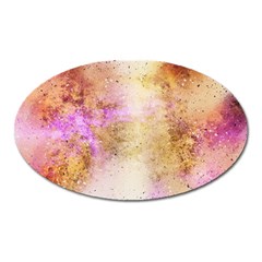 Golden Paint Oval Magnet by goljakoff