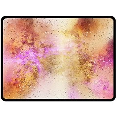 Golden Paint Fleece Blanket (large)  by goljakoff