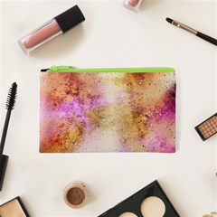 Golden Paint Cosmetic Bag (xs) by goljakoff