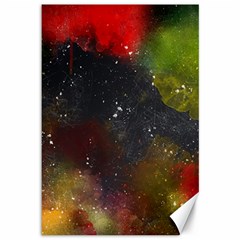 Color Splashes Canvas 12  X 18  by goljakoff