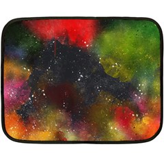 Color Splashes Fleece Blanket (mini) by goljakoff