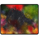 Color splashes Fleece Blanket (Medium)  60 x50  Blanket Front