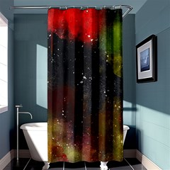 Color Splashes Shower Curtain 36  X 72  (stall)  by goljakoff