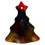 Color splashes Christmas Tree Ornament (Two Sides) Front