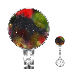 Color Splashes Stainless Steel Nurses Watch by goljakoff