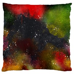 Color Splashes Standard Flano Cushion Case (two Sides) by goljakoff