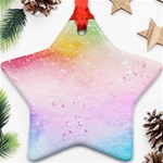 Rainbow splashes Star Ornament (Two Sides) Front