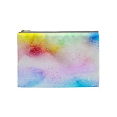 Rainbow Splashes Cosmetic Bag (medium) by goljakoff