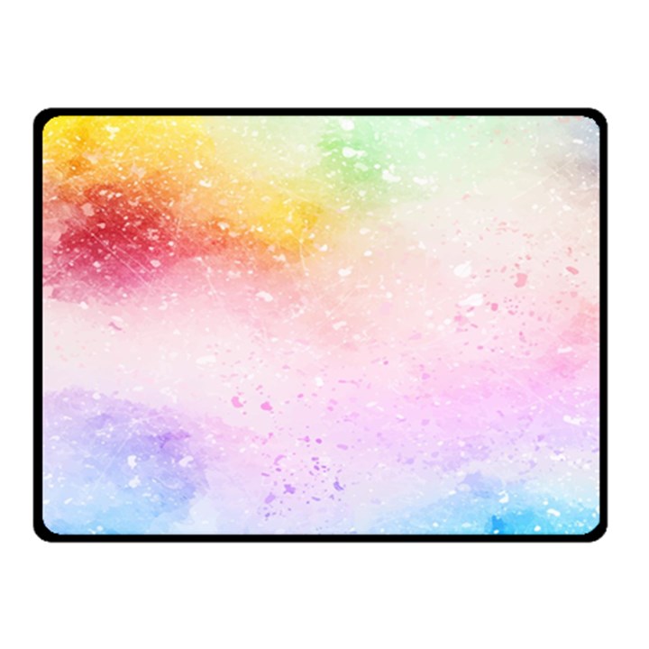 Rainbow splashes Fleece Blanket (Small)