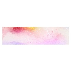 Rainbow splashes Satin Scarf (Oblong)