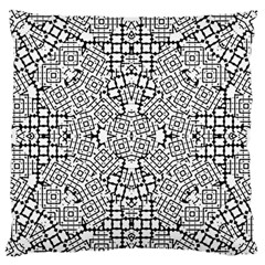 Modern Black And White Geometric Print Standard Flano Cushion Case (one Side) by dflcprintsclothing