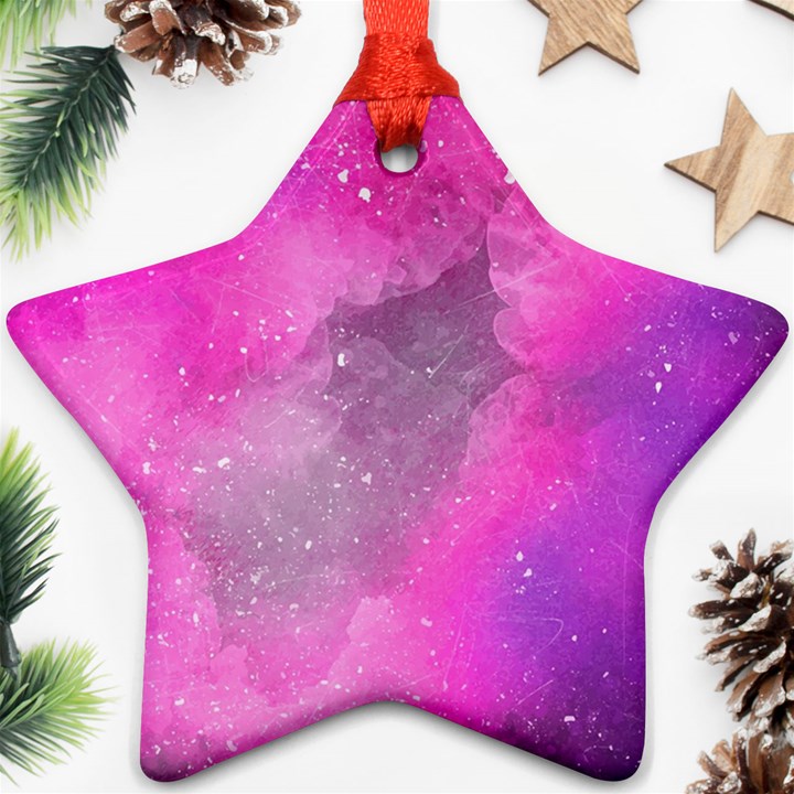 Purple space Ornament (Star)