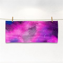 Purple Space Hand Towel by goljakoff