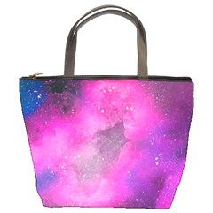 Purple Space Bucket Bag by goljakoff