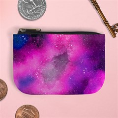 Purple Space Mini Coin Purse by goljakoff