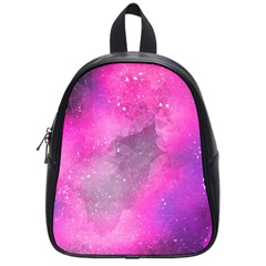 Purple Space School Bag (small) by goljakoff