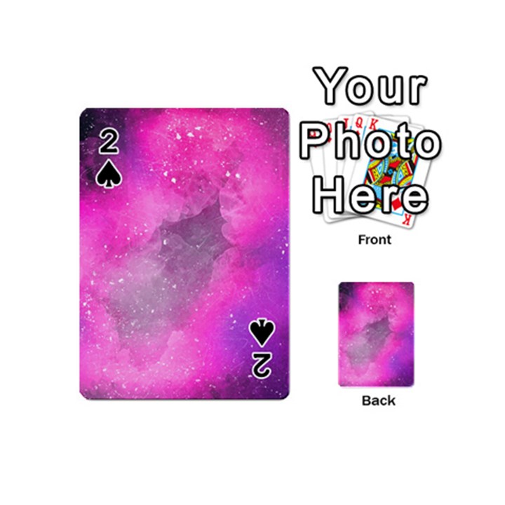 Purple space Playing Cards 54 Designs (Mini)