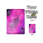 Purple space Playing Cards 54 Designs (Mini) Front - Spade3