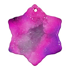 Purple Space Ornament (snowflake) by goljakoff