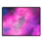 Purple space Double Sided Fleece Blanket (Small)  45 x34  Blanket Front