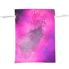 Purple Space  Lightweight Drawstring Pouch (xl) by goljakoff