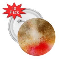 Golden Paint 2 25  Buttons (10 Pack)  by goljakoff