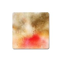 Golden Paint Square Magnet by goljakoff