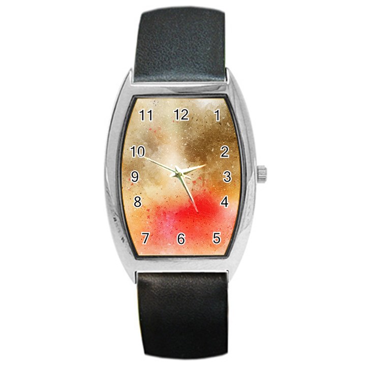 Golden paint Barrel Style Metal Watch