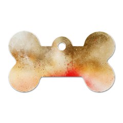 Golden Paint Dog Tag Bone (one Side) by goljakoff