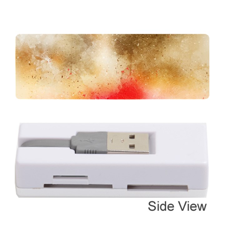 Golden paint Memory Card Reader (Stick)