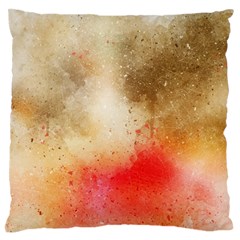 Golden Paint Large Flano Cushion Case (two Sides) by goljakoff