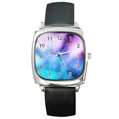 Metallic Paint Square Metal Watch by goljakoff