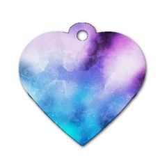 Metallic Paint Dog Tag Heart (one Side) by goljakoff