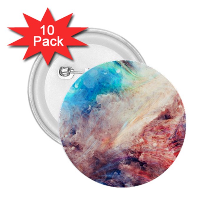 Galaxy paint 2.25  Buttons (10 pack) 