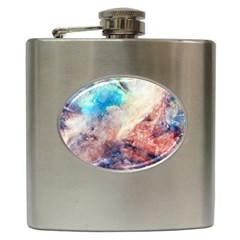 Galaxy paint Hip Flask (6 oz)