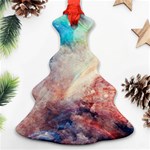 Galaxy paint Ornament (Christmas Tree)  Front