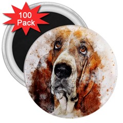 Dog 3  Magnets (100 Pack) by goljakoff