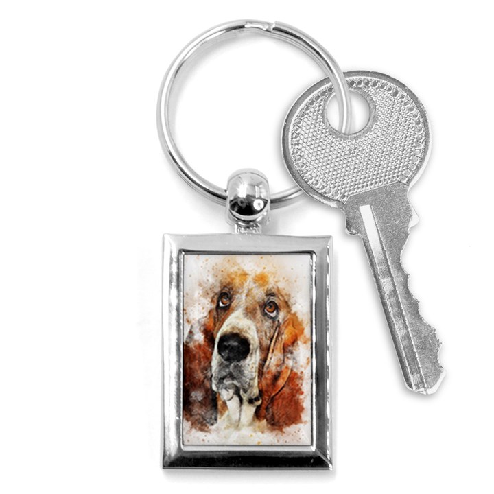 Dog Key Chain (Rectangle)