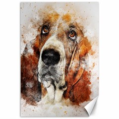 Dog Canvas 12  X 18  by goljakoff