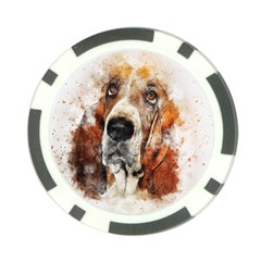 Dog Poker Chip Card Guard by goljakoff