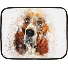 Dog Fleece Blanket (mini) by goljakoff