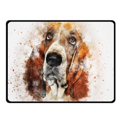 Dog Fleece Blanket (small) by goljakoff