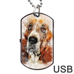 Dog Dog Tag Usb Flash (two Sides) by goljakoff