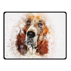 Dog Double Sided Fleece Blanket (small)  by goljakoff