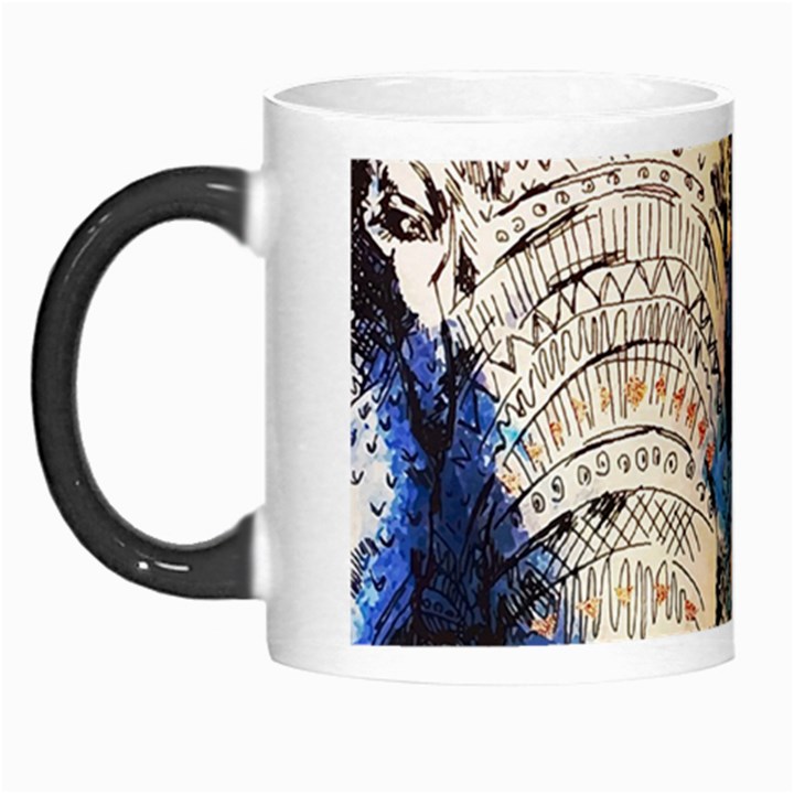 Elephant mandala Morph Mugs