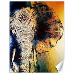 Elephant Mandala Canvas 18  X 24  by goljakoff