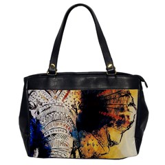 Elephant Mandala Oversize Office Handbag by goljakoff