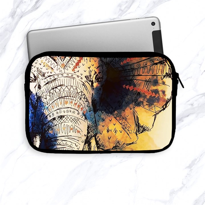 Elephant mandala Apple iPad Mini Zipper Cases