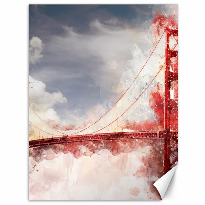 Golden bridge Canvas 36  x 48 